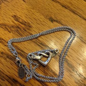 James Avery heart knot  necklace